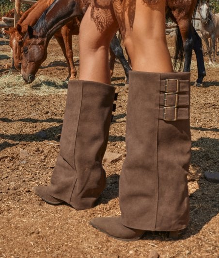 Botas 1635 Efecto Cuero ♡...