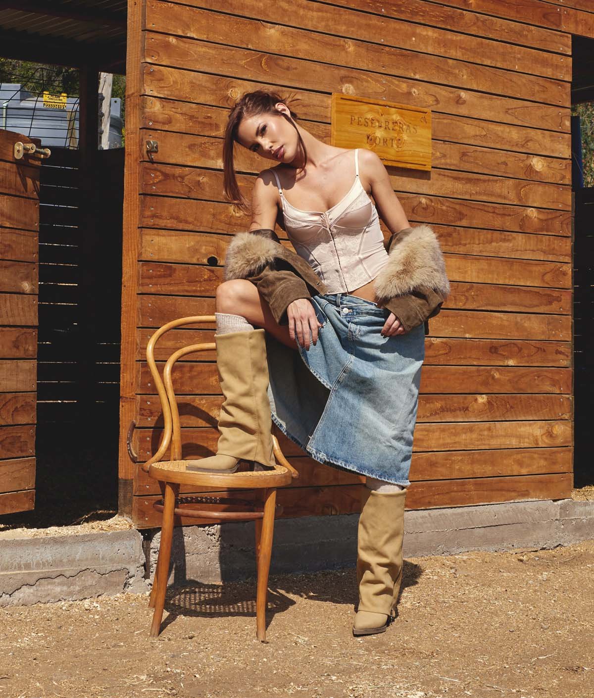 Botas 1639 Efecto Cuero ♥...