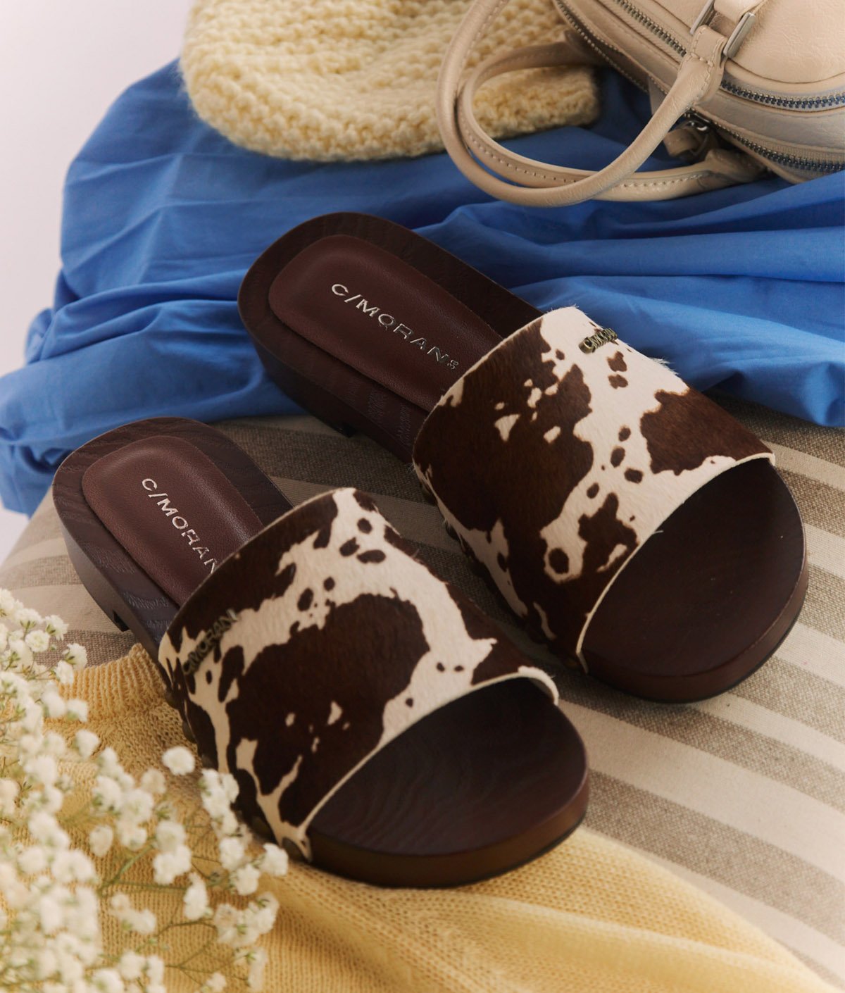 Sandalias 1984 Cuero Pelo